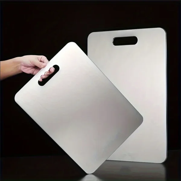 Titanium Stainless Steel Cutting Board 304 Thick Double-Sided Food Grade