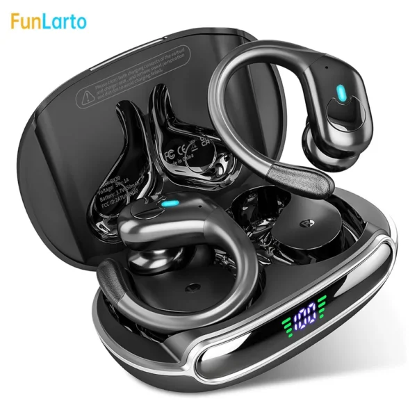 Wireless Bluetooth In-Ear Sports Earbuds Noise Cancelling IPX7 Waterproof TWS