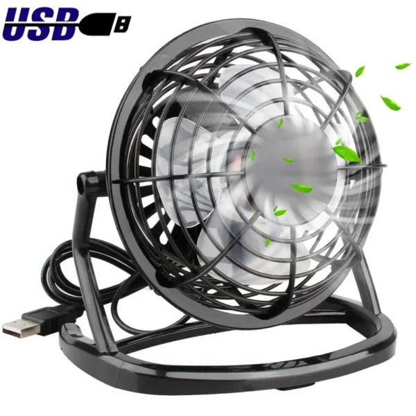 Desktop Portable Mini Cooling Fan USB Quiet Cooler Fan for Office or Laptop