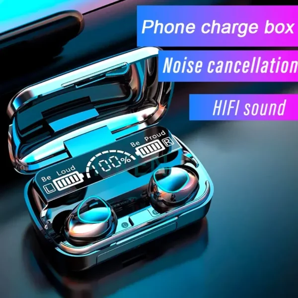 Wireless Bluetooth Earbuds In-Ear Sports  ENC Mic Noise Cancelling 48H Battery TWS