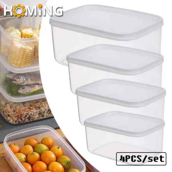 Fresh-Keeping Refrigerator Sealed Food Storage Containers Microwave Safe Set
