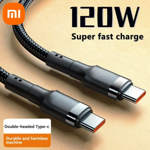 aomi 120W Fast PD Charger USB-C to USB-C Cable Quick Charging for iPhone 15