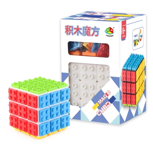 3x3x3 Magic Puzzle Cube Detachable Educational Toy Gift DIY Speed Cube