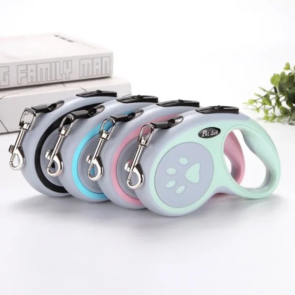 Retractable Dog Lead 3M 5M Nylon Leash for Small Dogs Cats Puppy Walking Running