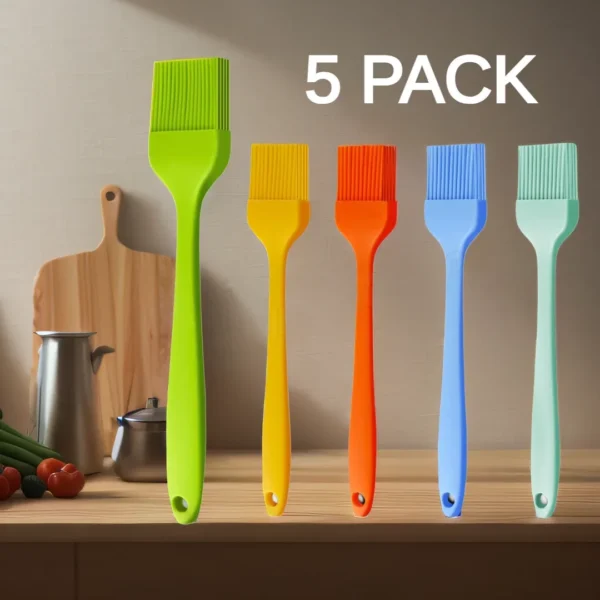 5/3/2/1pcs Silicone Pastry Brush only Kitchen Baking Tool BBQ Bakery