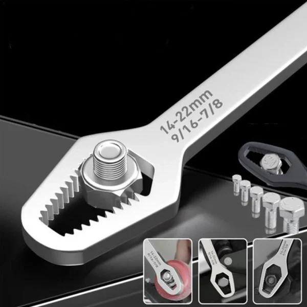 8-22mm Universal Adjustable Double Head Torx Spanner Self-Tightening Wrench