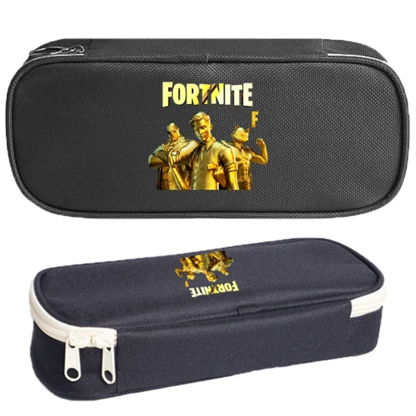 Pencil Case Box Bags Printed Fortnite Figures Stationery Pencil Bag Kids School